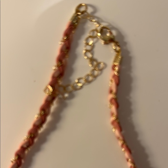 NWT Pink and Gold Starfish Shell Necklace - Picture 3 of 3